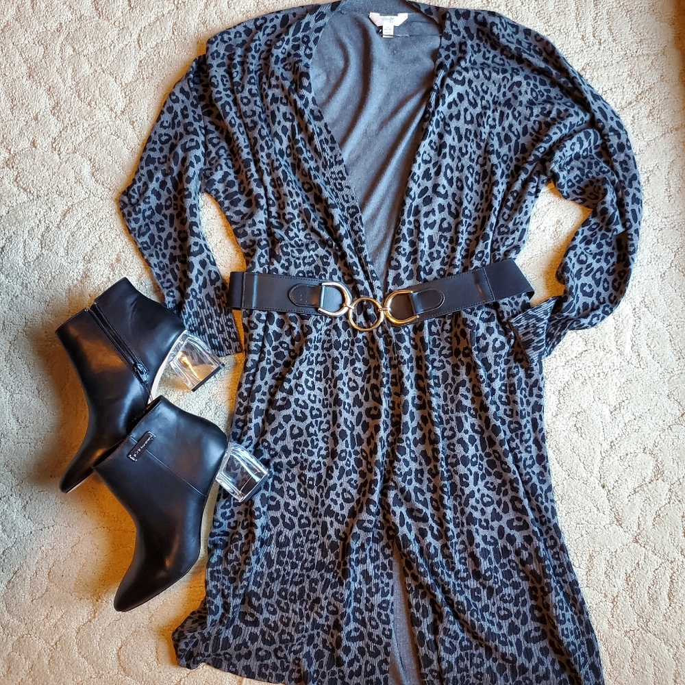 Terra & Sky Long Cardigan | 1X | Multi color